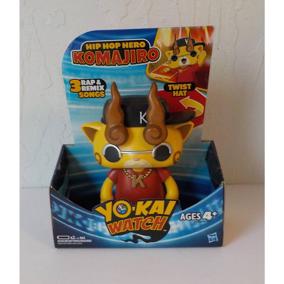 Hasbro Yo Kai Hip Hop Hero Komajiro Musical Anime Toy Rap YoKai Watch Age 4+